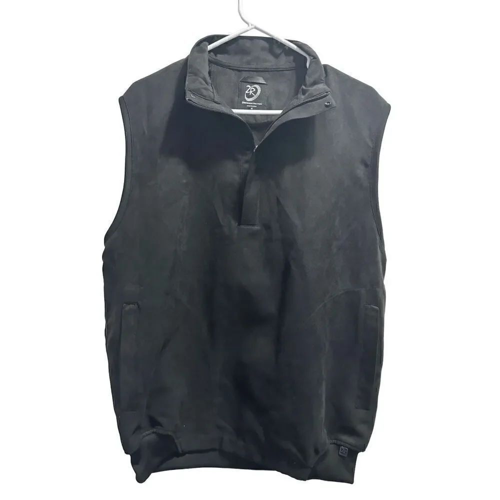 Zero Restriction Size Medium (M) Black 1/4 Zip Vest
